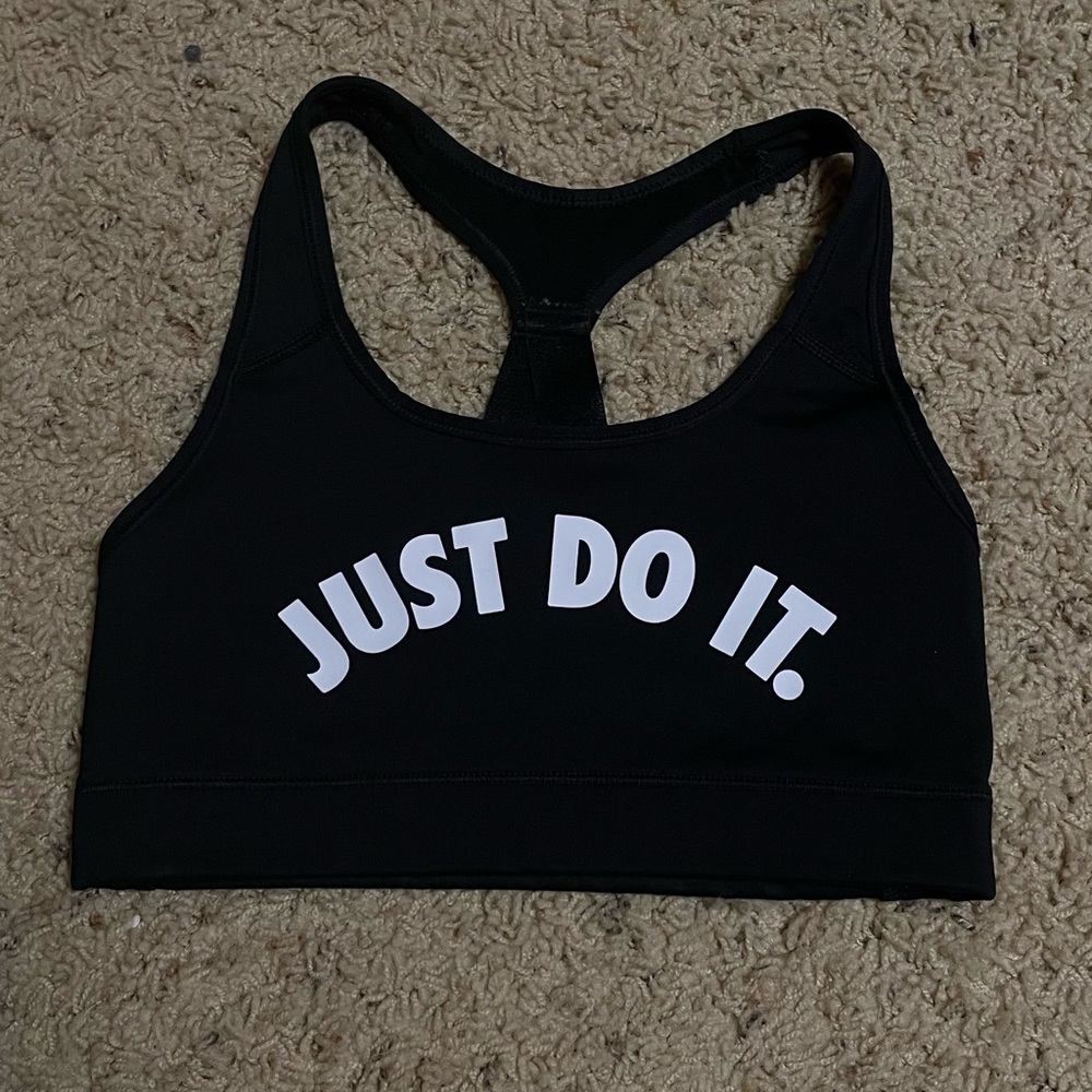 Nike “Just Do It” Black Sports Bra